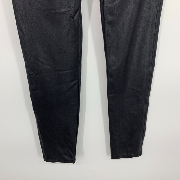 Time and Tru Leggings Black Pull On Faux Leather - Picture 9 of 11